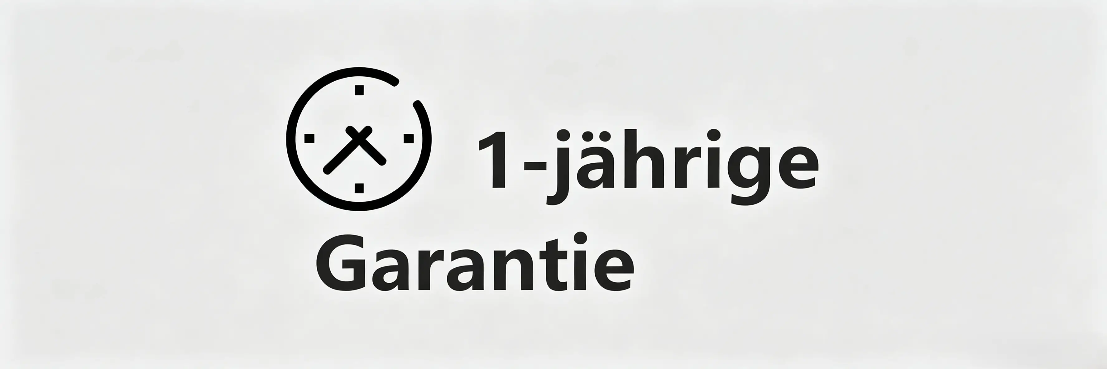 1 Jahr Garantie