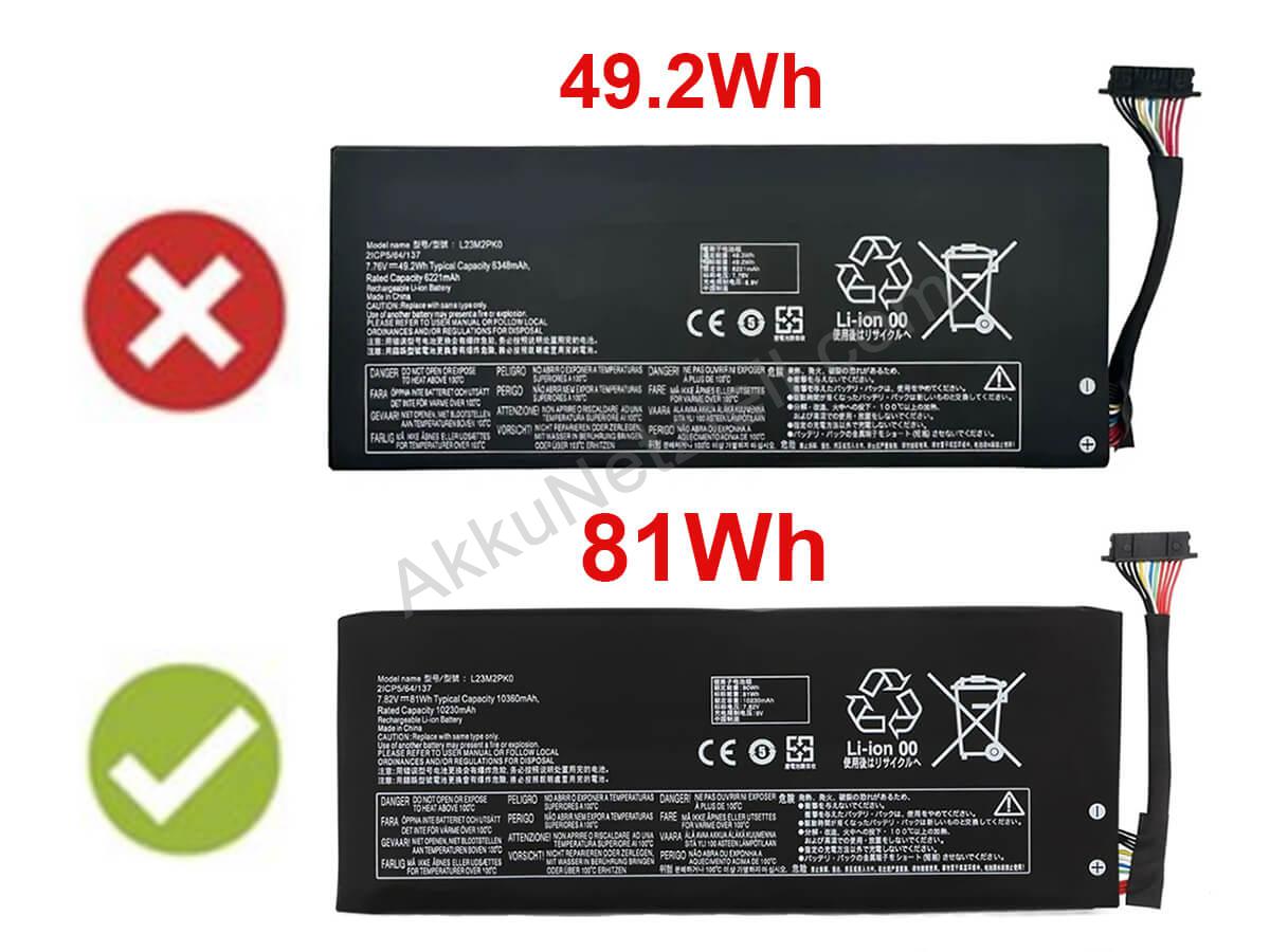  LENOVO                                L23C2PK0                                Akku