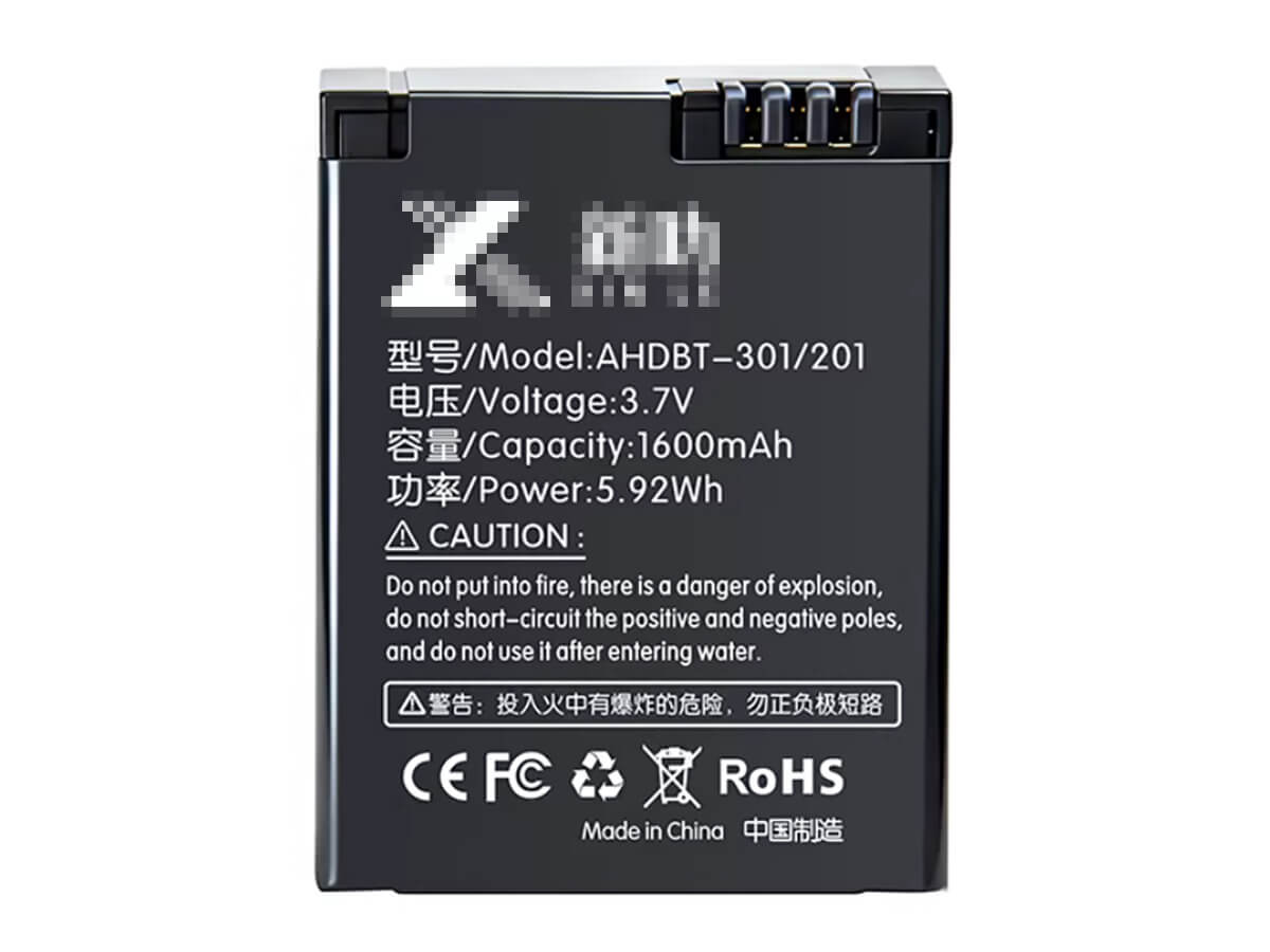 kompatibel mit GoPro AHDBT-301