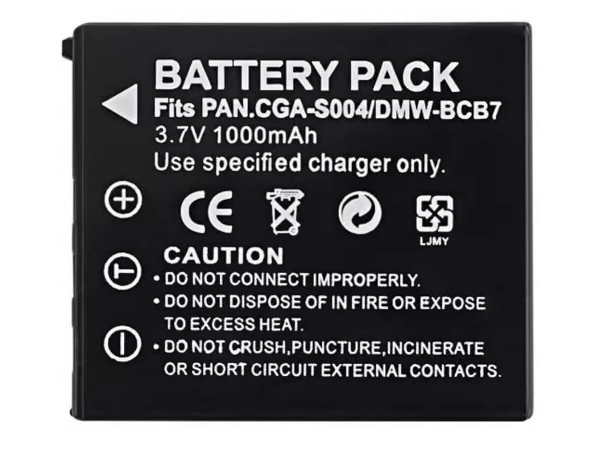 kompatibel mit PANASONIC Lumix DMC-FX7EG